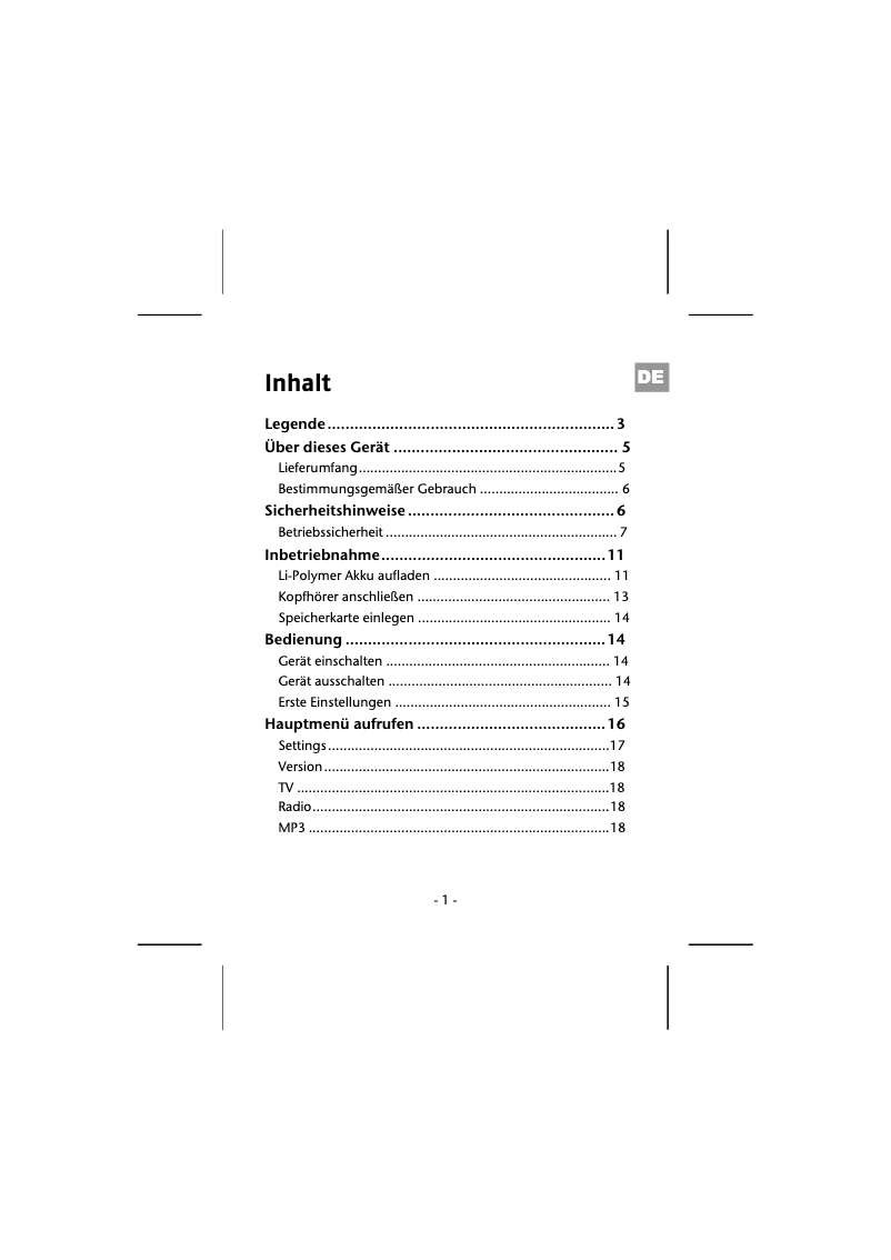 Page n°1 - Manuel utilisateur Medion LIFE P73006 (MD 82544)