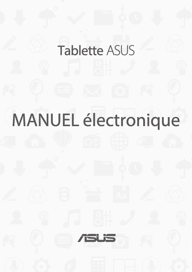 Page n°1 - Manuel utilisateur Asus ZenPad C 7.0
