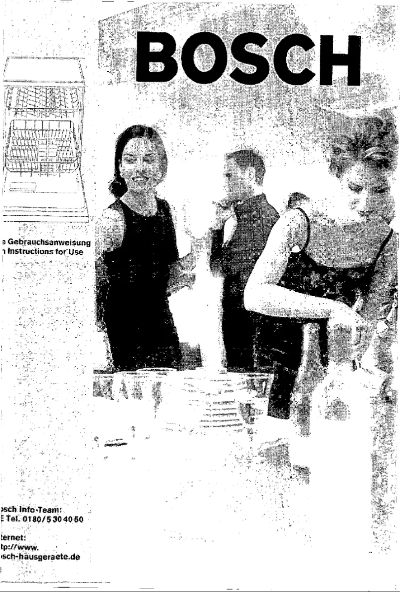 Page 1 de la notice Manuel utilisateur Bosch SGS0912