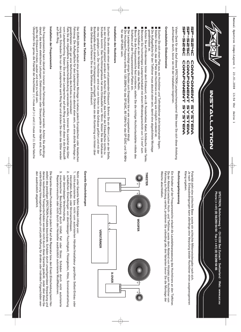 Image de la première page du manuel de l'appareil SP-S25