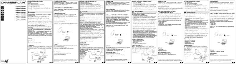 Página 1 del manual Manual de usuario Chamberlain 830REV