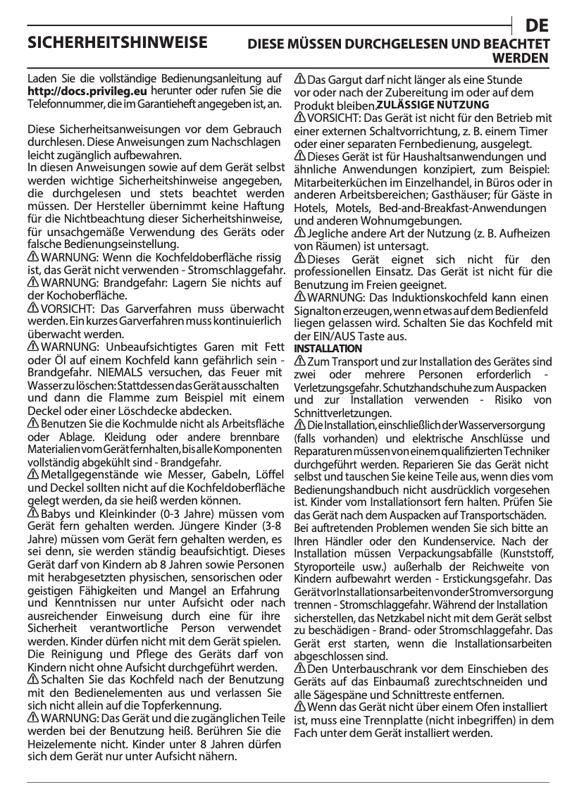 Image de la première page du manuel de l'appareil PC 35S77 AL