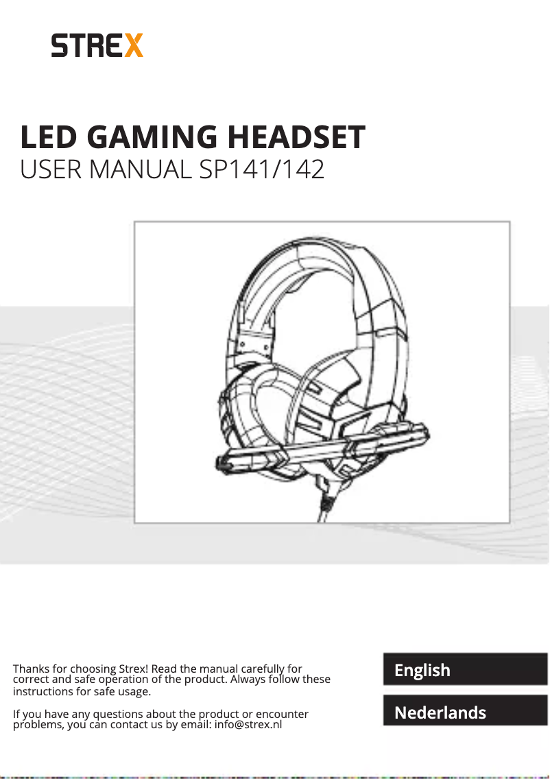 Page 1 de la notice Manuel utilisateur Strex SP141