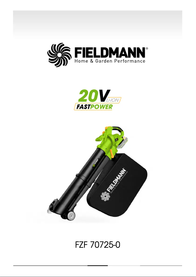 Página 1 del manual Manual de usuario Fieldmann FZF 70725-0