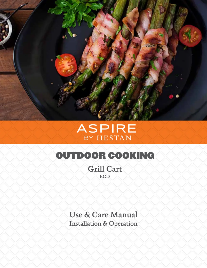 Page 1 de la notice Manuel utilisateur Hestan ECD36