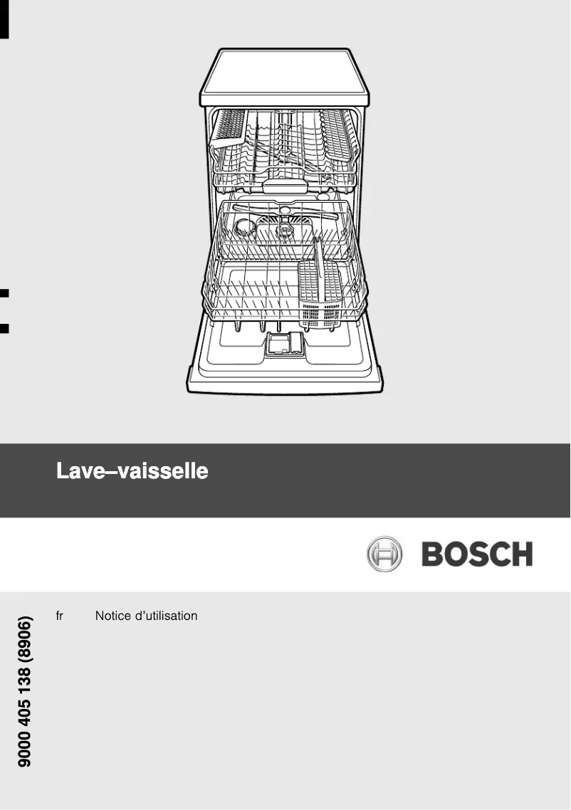 Page 1 of the manual User Manual Bosch SMS 53M32
