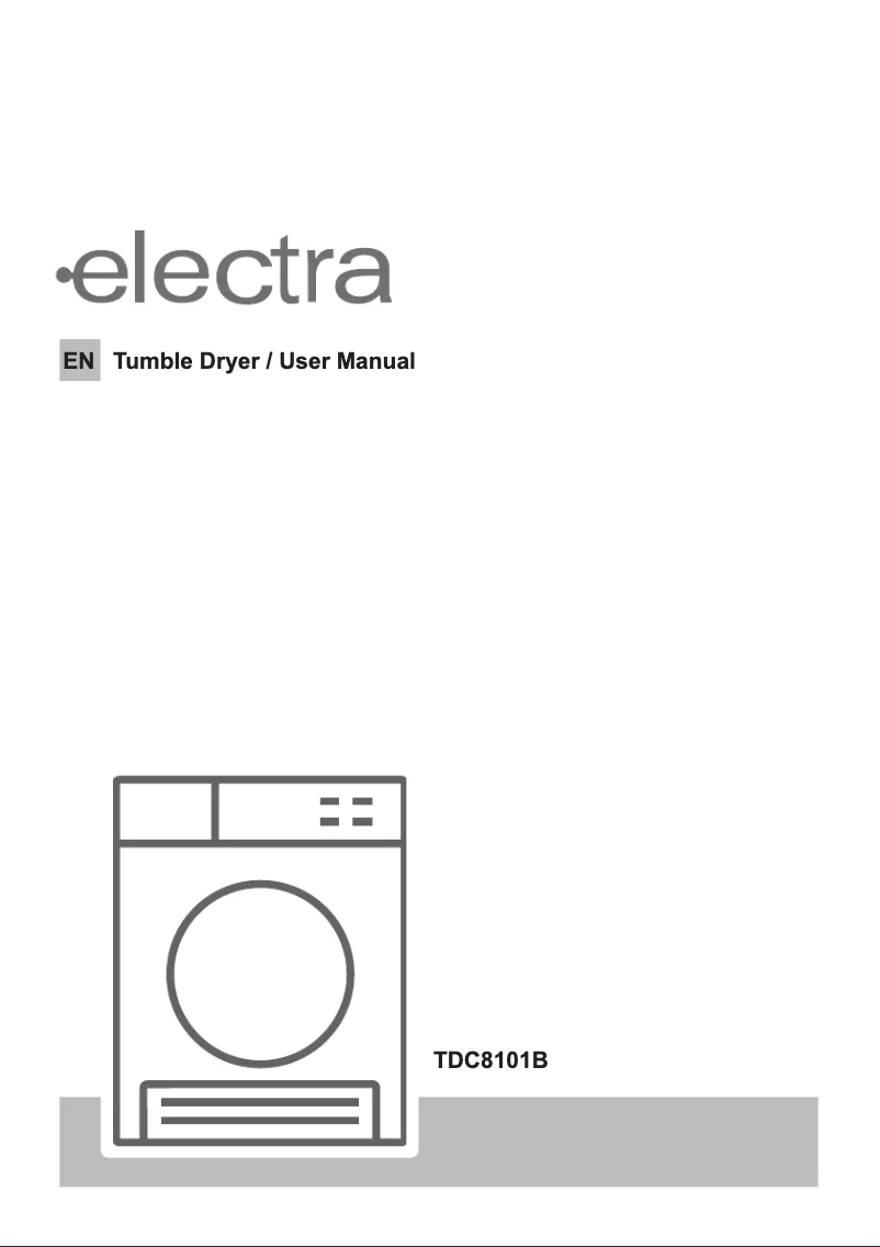 Page n°1 - Manuel utilisateur Electra TDC8101B
