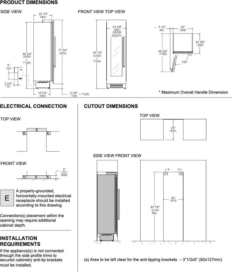 Image de la première page du manuel de l'appareil REF24WCPIXL