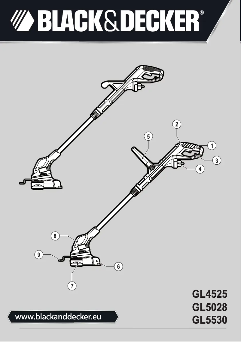 Page n°1 - Manuel utilisateur Black & Decker GL5530