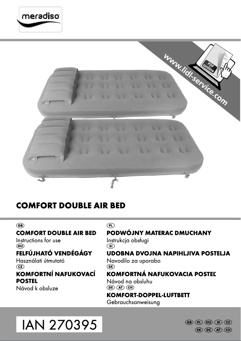 Image de la première page du manuel de l'appareil IAN 270395