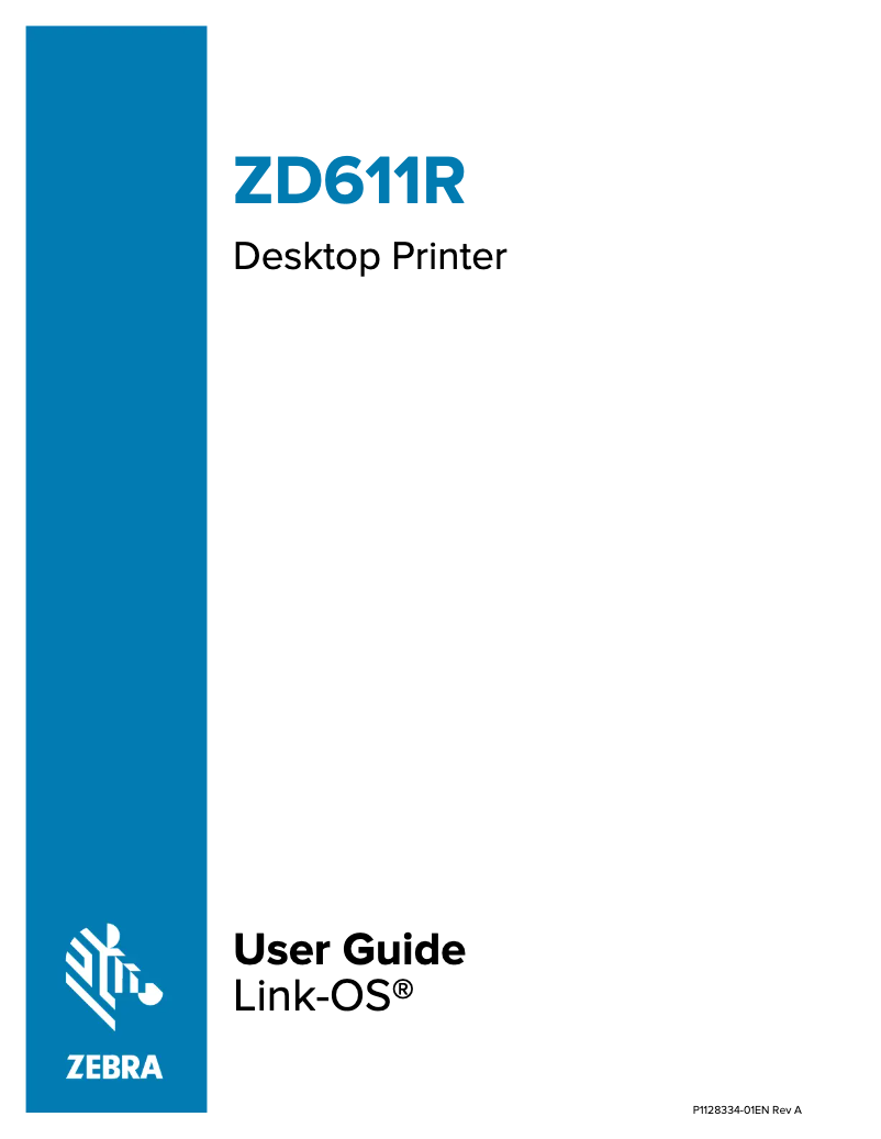 Image de la première page du manuel de l'appareil ZD611R