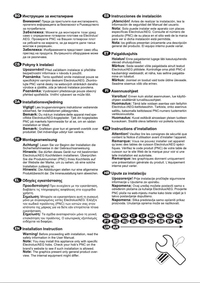 Image de la première page du manuel de l'appareil ZEAN82ER