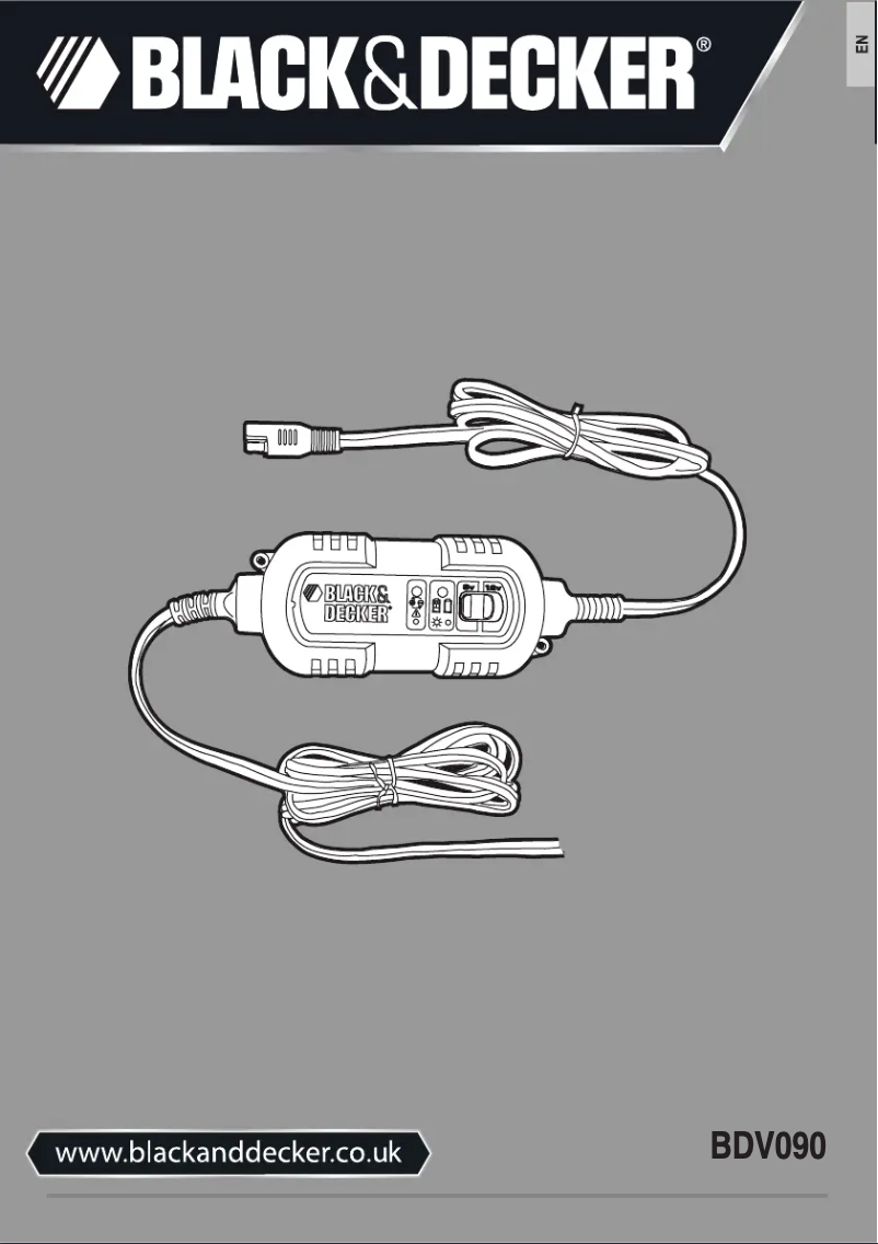 Page n°1 - Manuel utilisateur Black & Decker BDV090