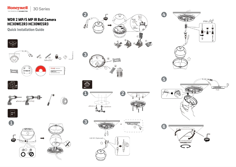 Page 1 de la notice Manuel utilisateur Honeywell HC30WE2R3