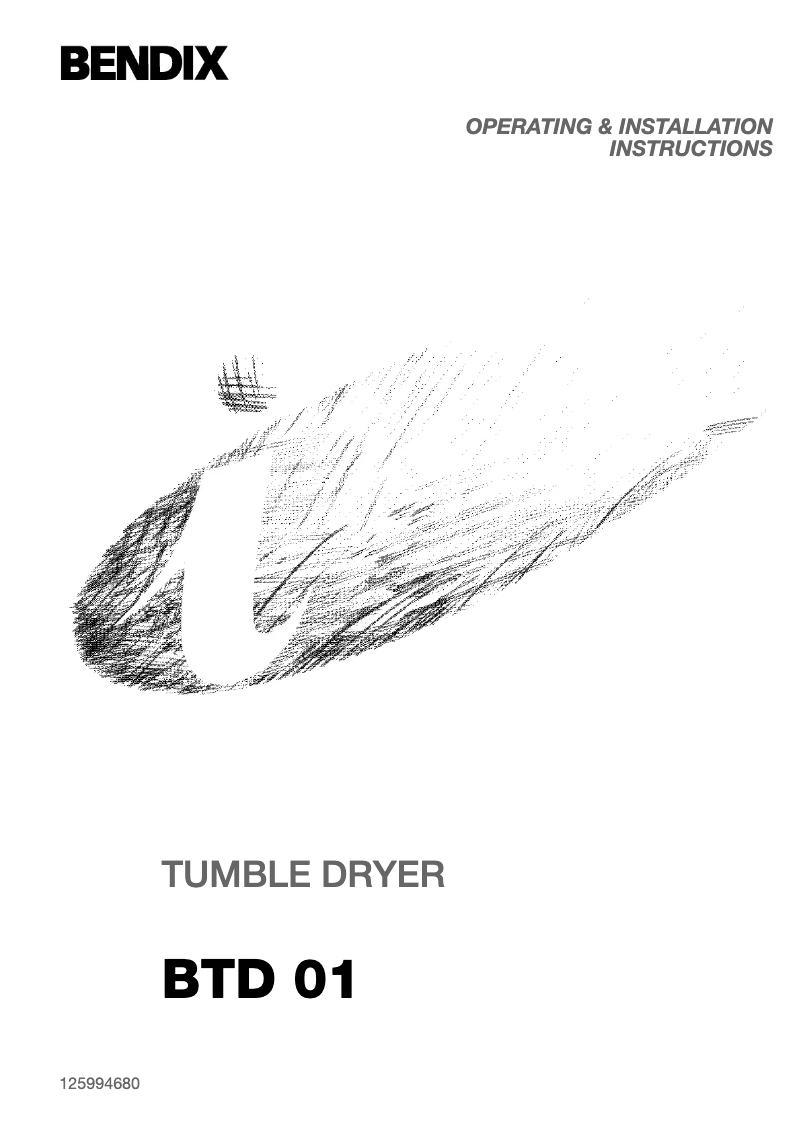 Page 1 de la notice Manuel utilisateur Bendix BTD01