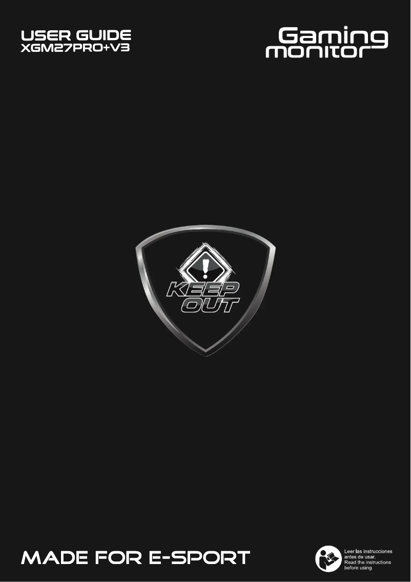 Page 1 de la notice Manuel utilisateur KeepOut XGM27PRO+V3