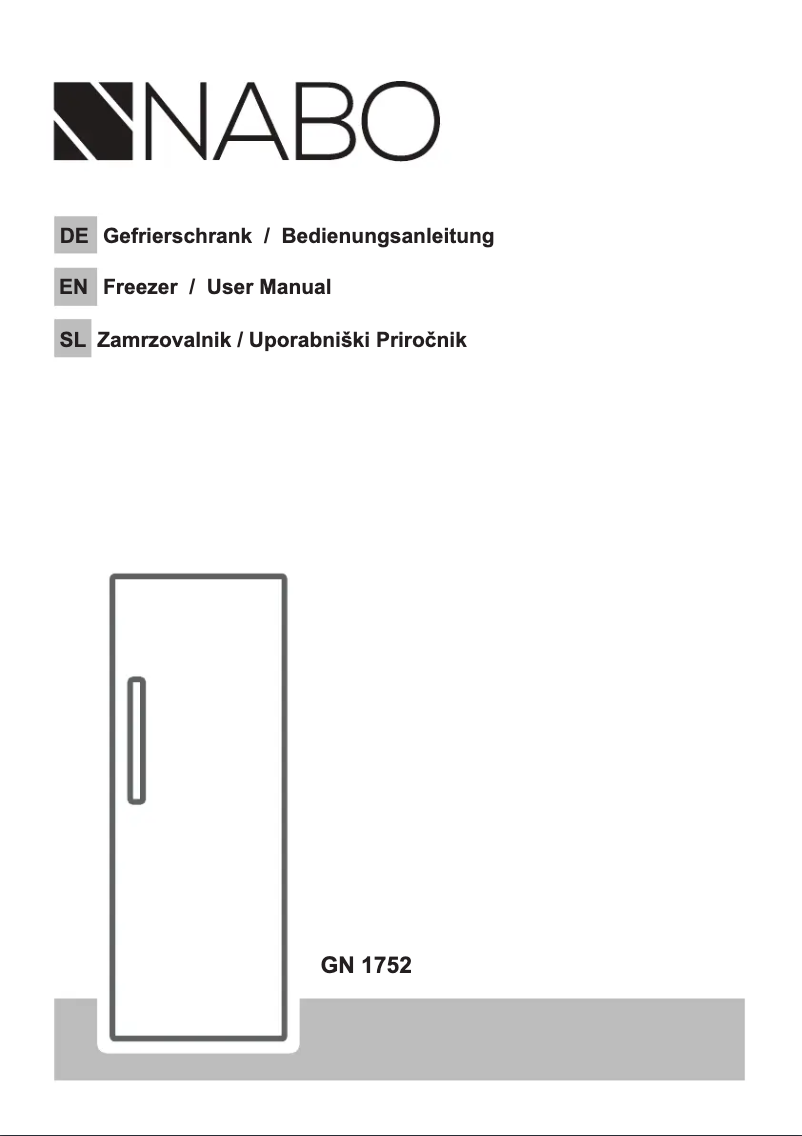 Page 1 de la notice Manuel utilisateur Nabo GN 1752