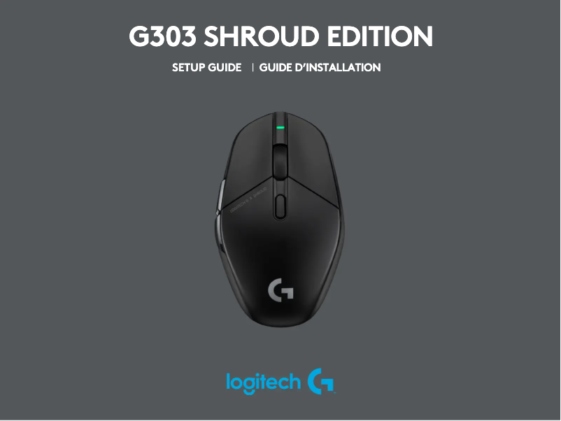Página 1 del manual Guía de inicio rápido Logitech G303 Shroud