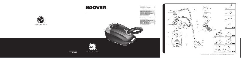 Page n°1 - Manuel utilisateur Hoover Athos AT00