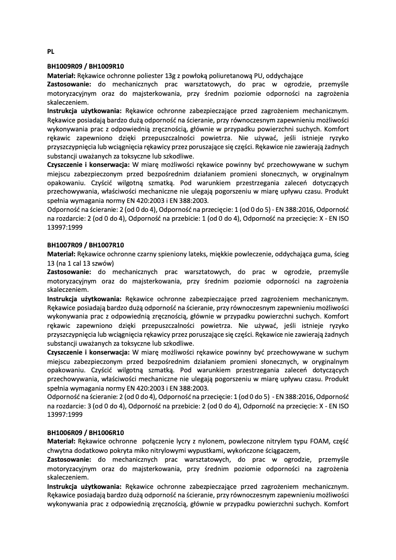 Page n°1 - Manuel utilisateur DEDRA BH1006R10