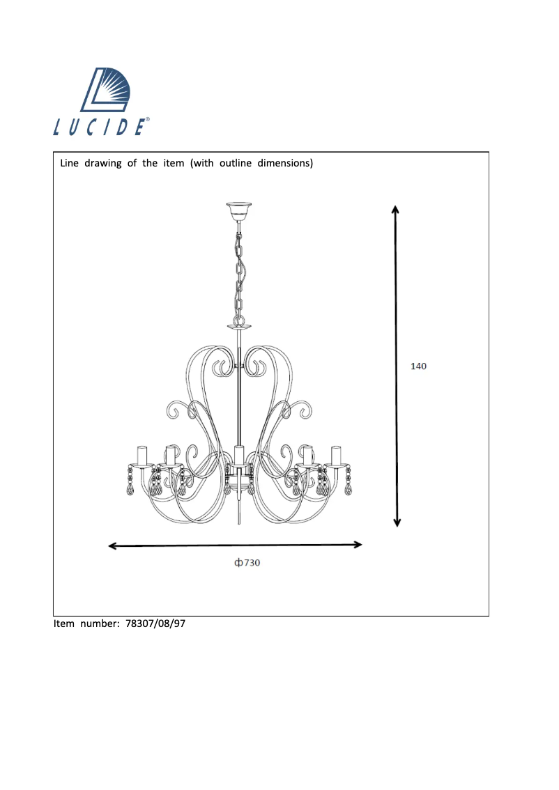 Imagen de la primera página del manual del dispositivo Ravenna 78307/08/97