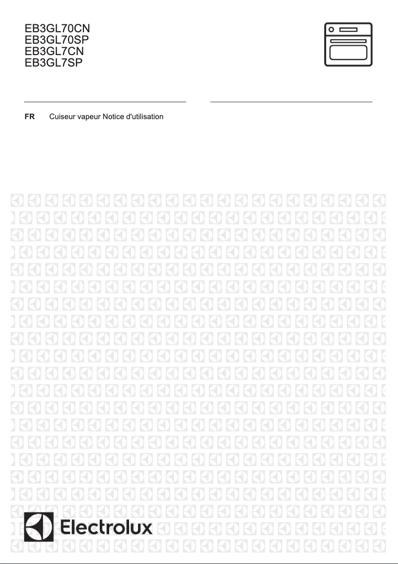 Page n°1 - Manuel utilisateur Electrolux EB3GL7SP