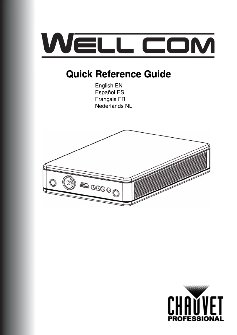Image de la première page du manuel de l'appareil WELL Com