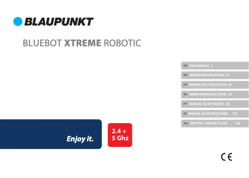 Image de la première page du manuel de l'appareil Bluebot Xtreme