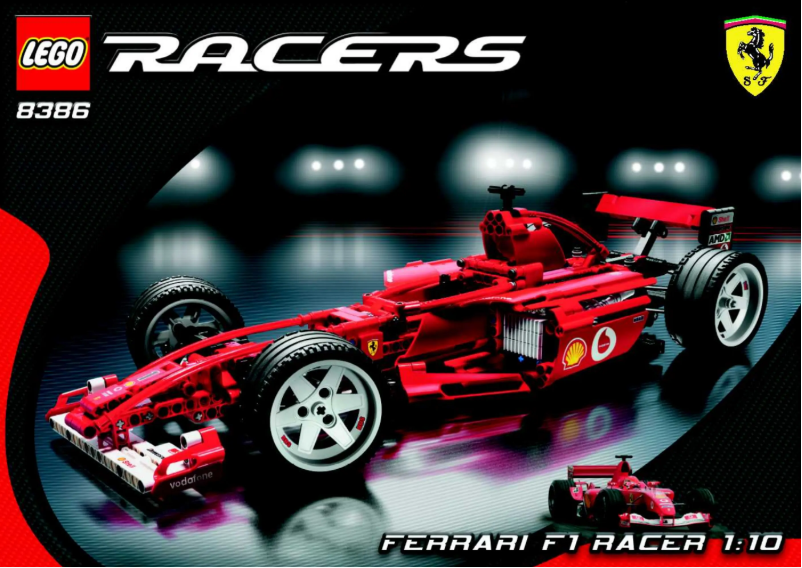 Page n°1 - Manuel utilisateur Lego Ferrari F1 Racer 1:10