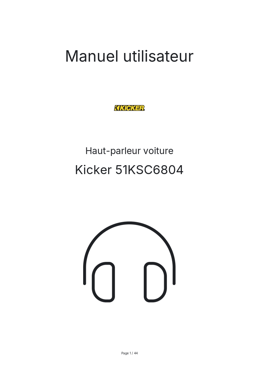 Image de la première page du manuel de l'appareil 51KSC6804