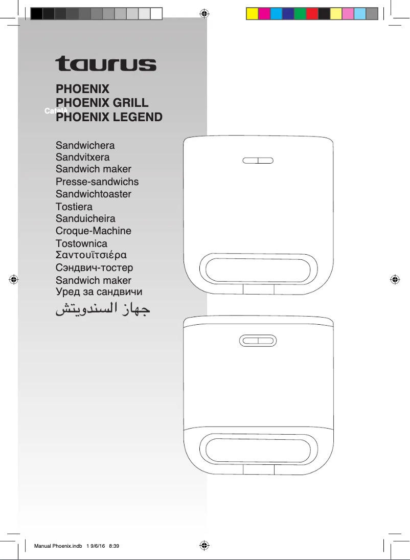 Image de la première page du manuel de l'appareil Phoenix