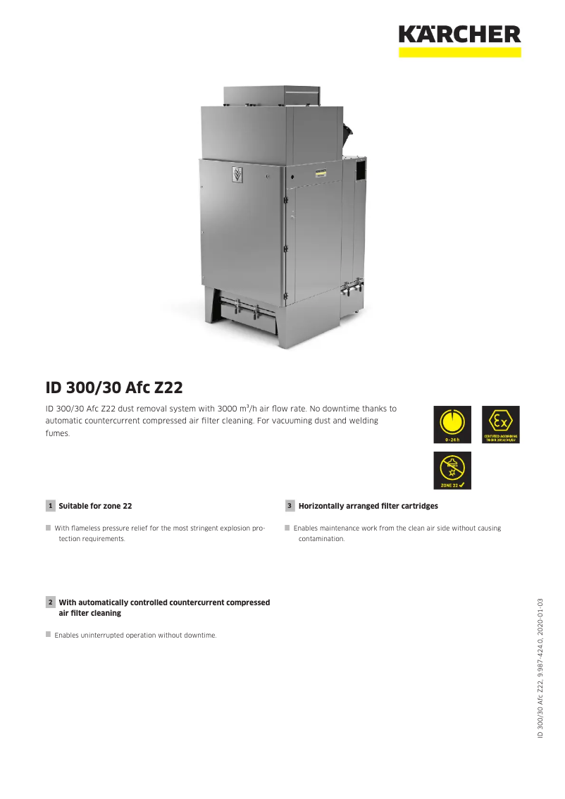 Image de la première page du manuel de l'appareil ID 300/30 Afc Z22