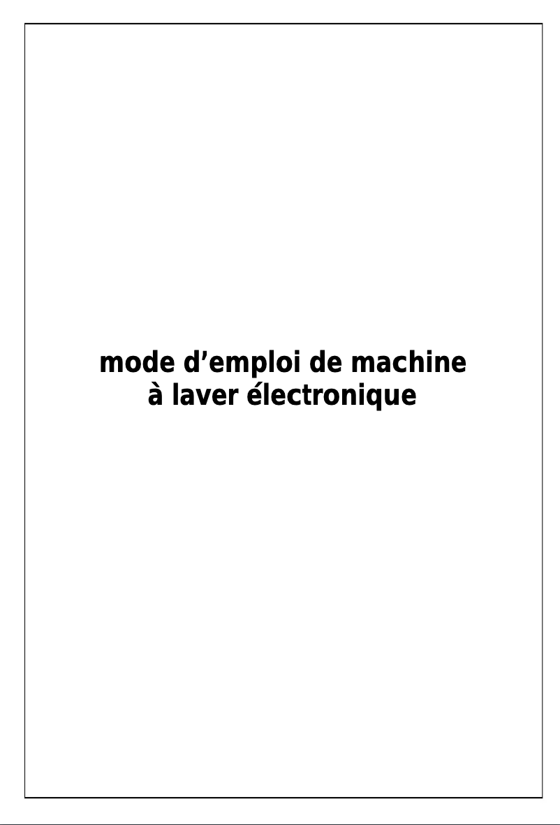 Image de la première page du manuel de l'appareil LFT 1006 BKV