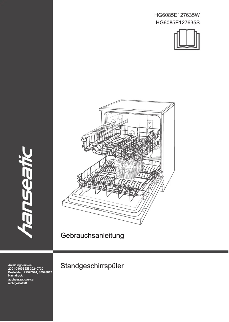 Page n°1 - Manuel utilisateur Hanseatic HG6085E127635S