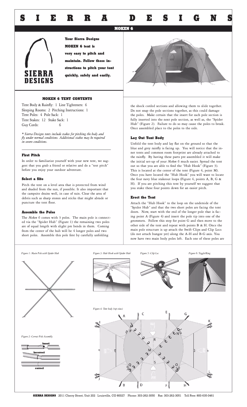 Imagen de la primera página del manual del dispositivo Moken 6