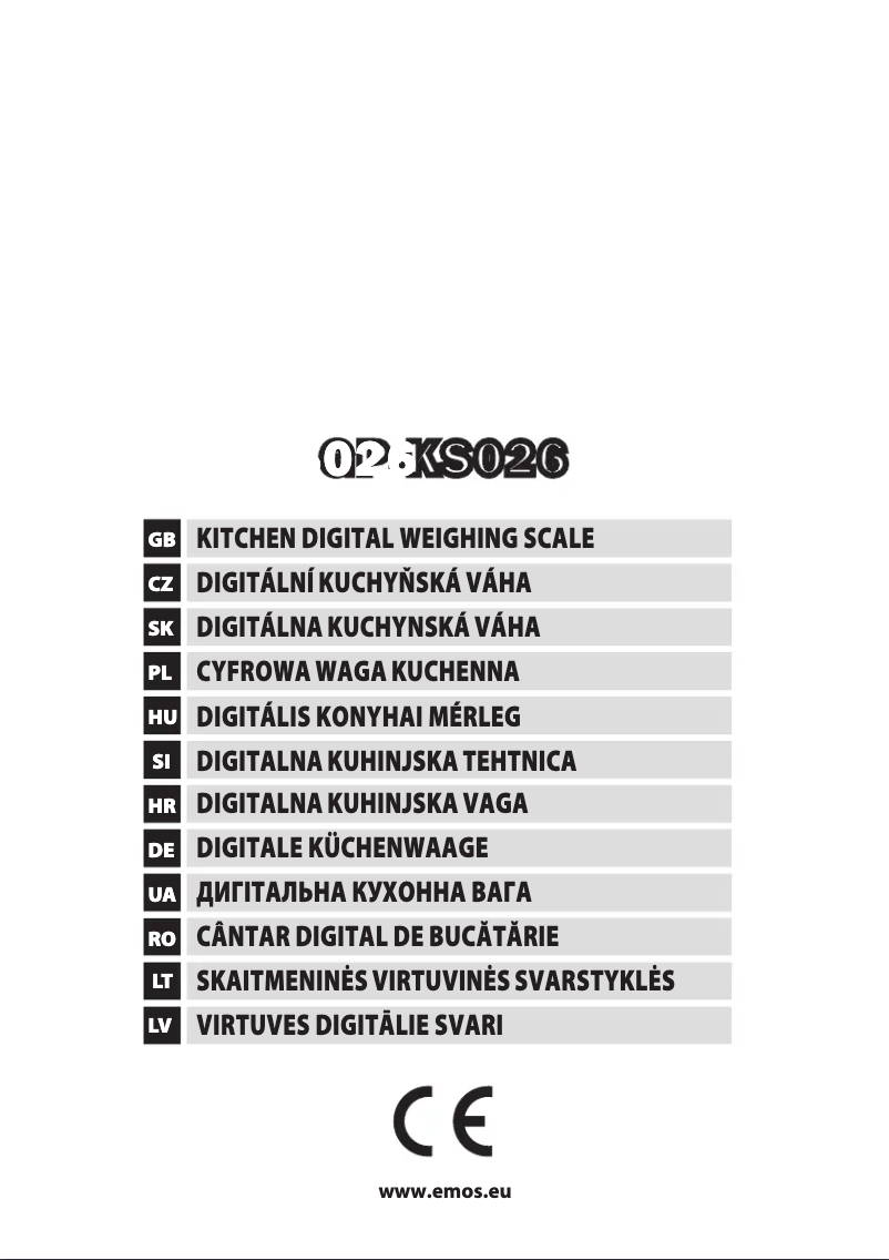 Image de la première page du manuel de l'appareil GP-KS026B