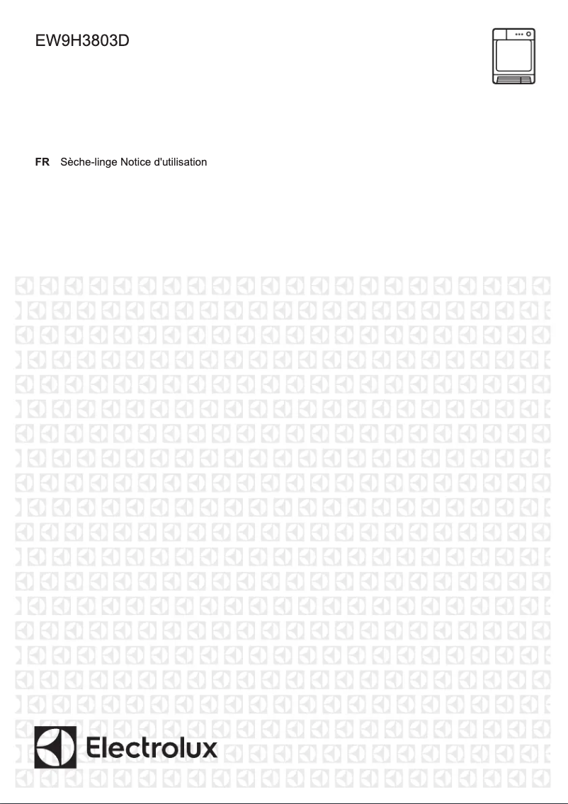 Image de la première page du manuel de l'appareil EW9H3803D