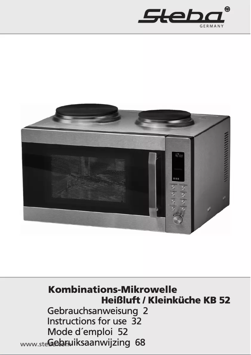 Image de la première page du manuel de l'appareil KB 52