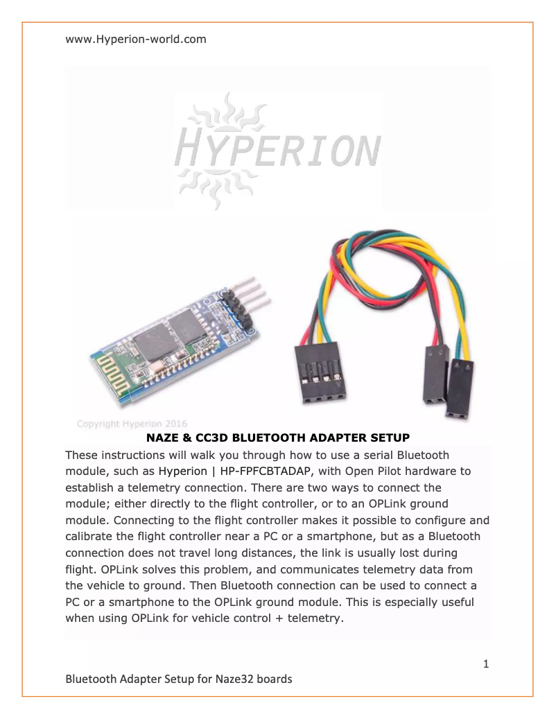 Page n°1 - Manuel utilisateur Hobbico HP-FPFCBTADAP