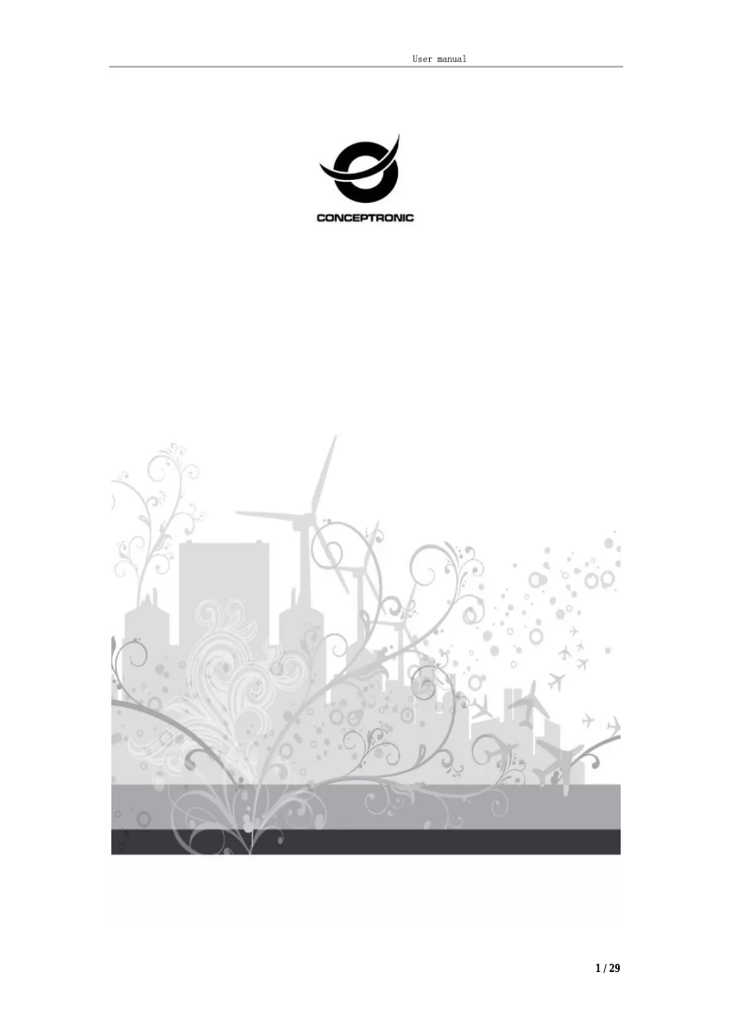 Page n°1 - Manuel utilisateur Conceptronic CIPCAM720ODWDR