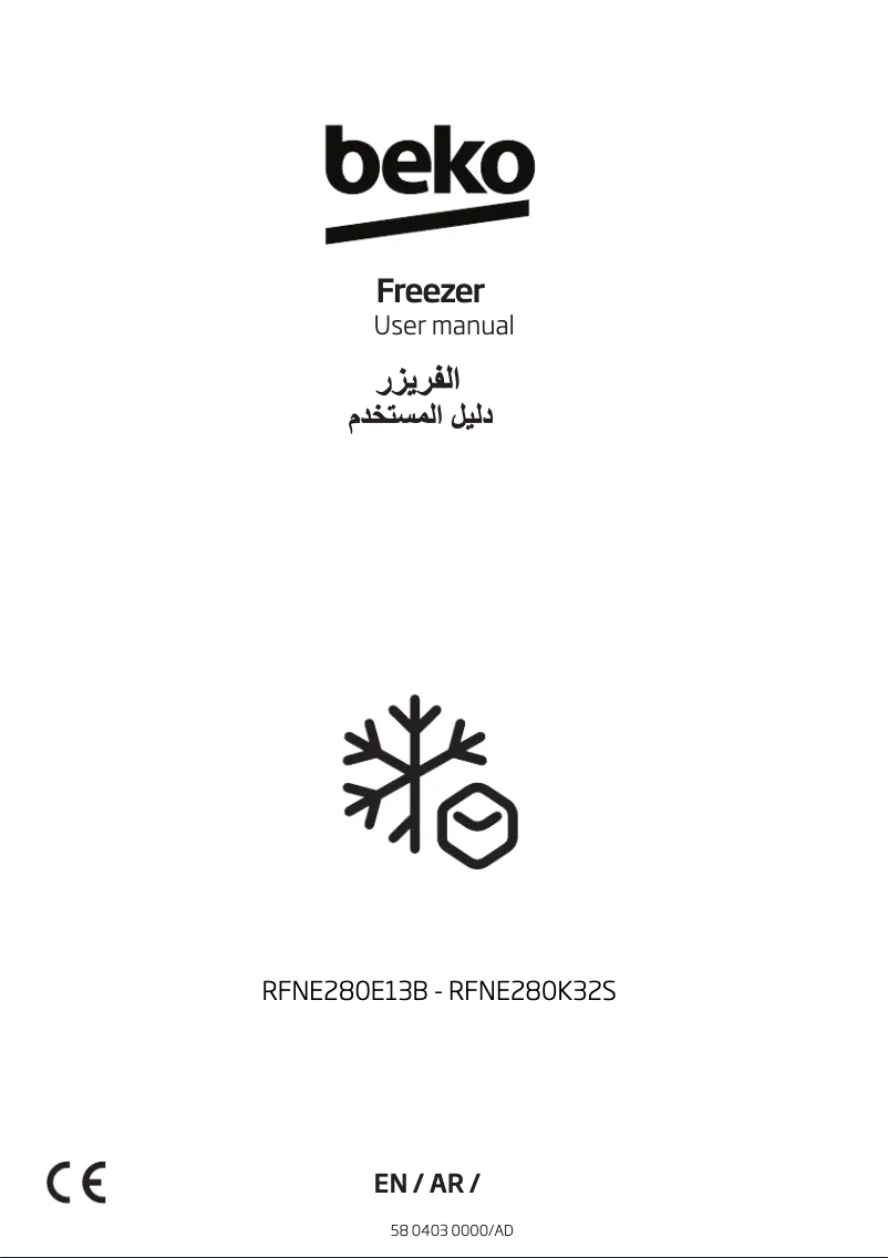 Image de la première page du manuel de l'appareil RFNE280E13B