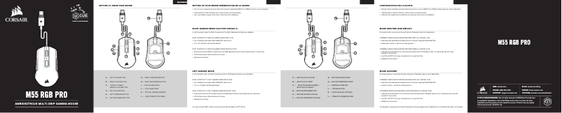 Image de la première page du manuel de l'appareil M55 RGB Pro