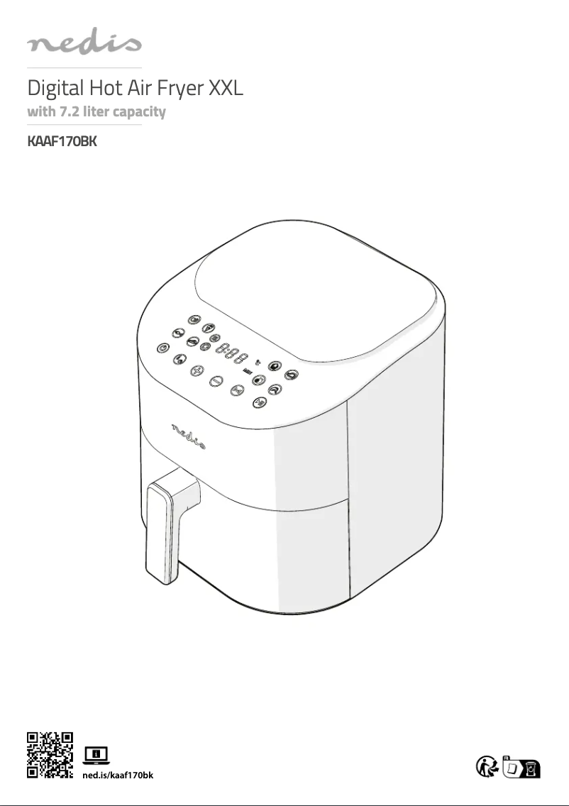 Page 1 de la notice Manuel utilisateur Nedis KAAF170BK