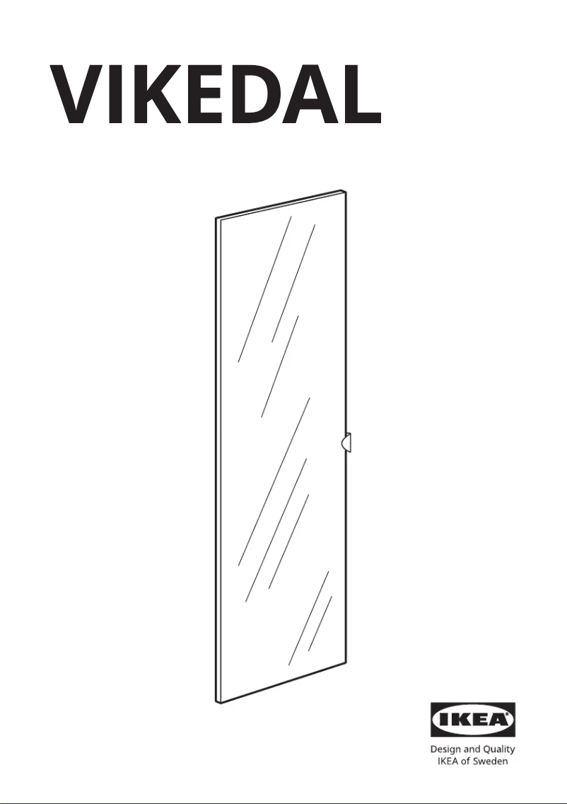 Página 1 del manual Manual de usuario Ikea VIKEDAL 403.011.24