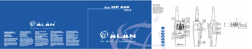 Page n°1 - Manuel utilisateur Midland ALAN HP446