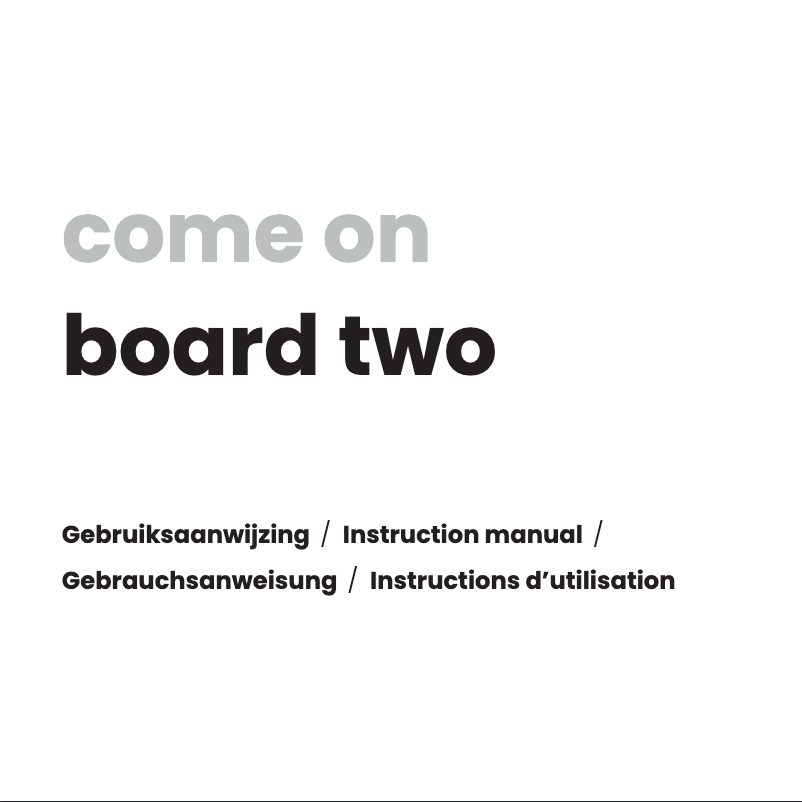 Image de la première page du manuel de l'appareil Board Two