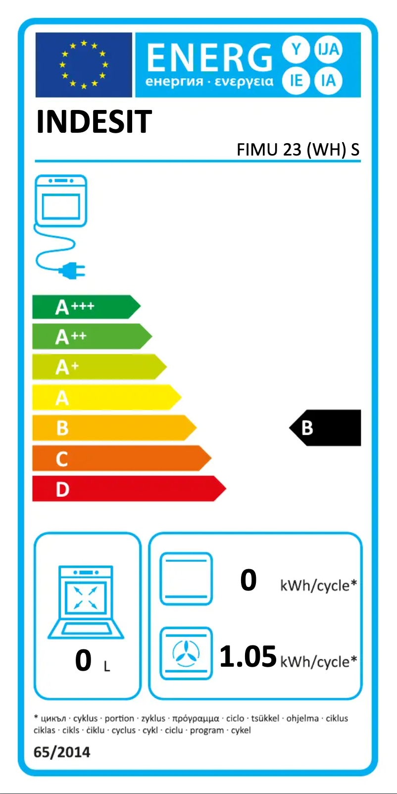 Image de la première page du manuel de l'appareil FIMU 23 WH S