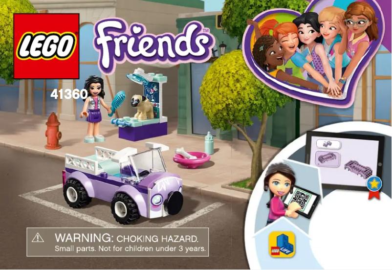 Page 1 de la notice Manuel utilisateur Lego Friends 41360