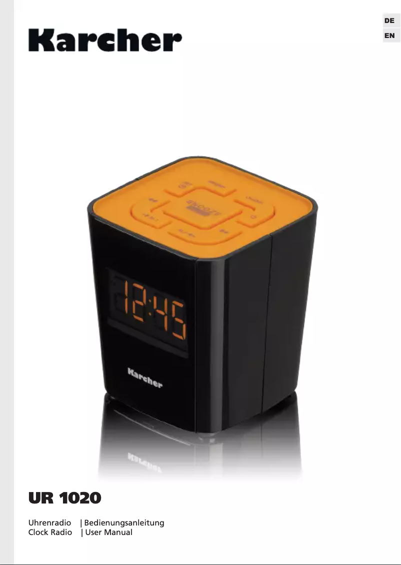 Page 1 de la notice Manuel utilisateur Karcher Audio UR 1020