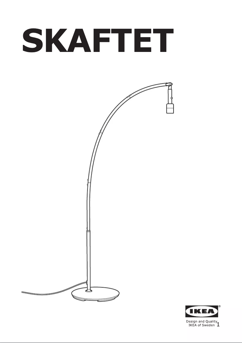 Página 1 del manual Instrucciones / montaje Ikea REGNSKUR